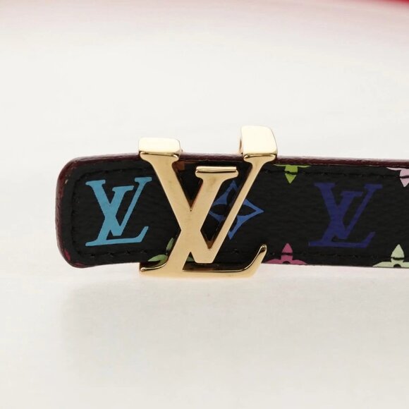 LOUIS VUITTON Multicolor Ceinture LV Printed Initials Belt